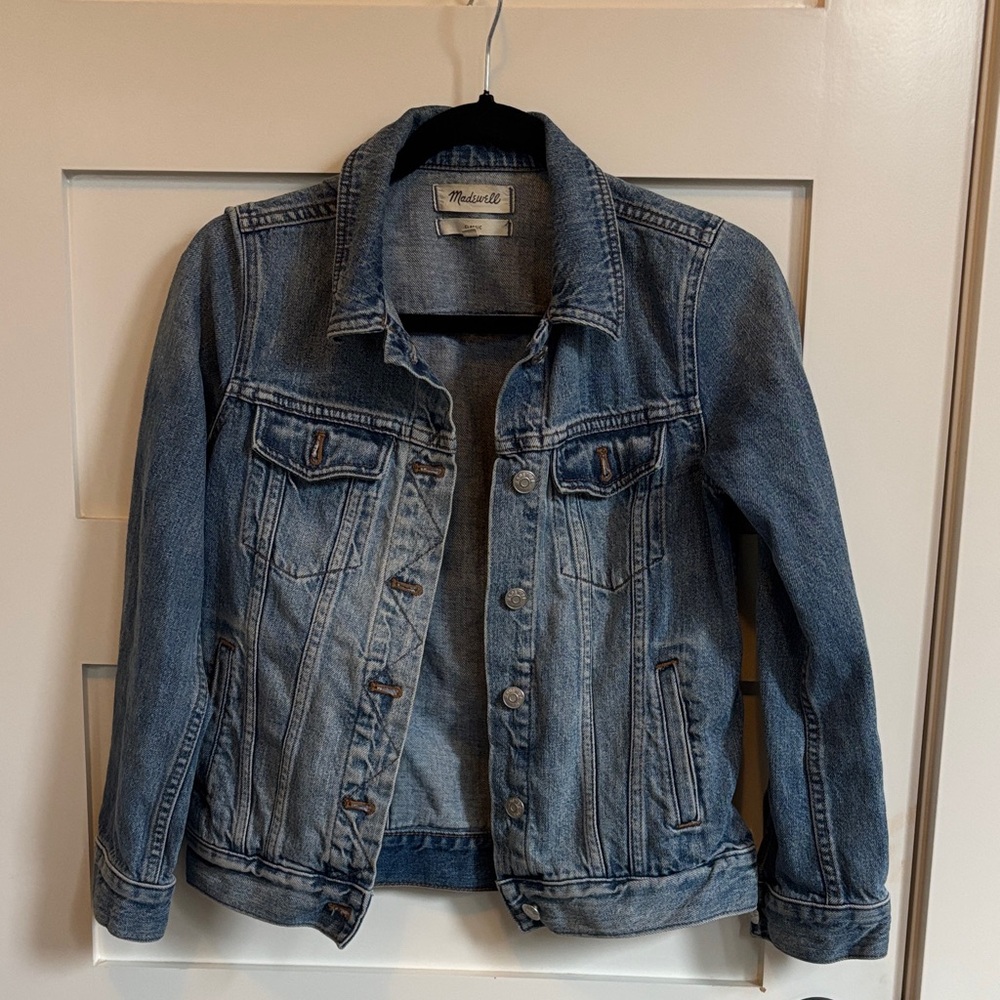 Madewell Light Blue Washed Denim Jacket